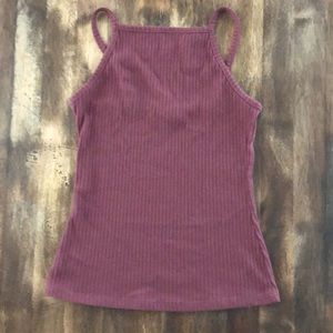 high neck tank top